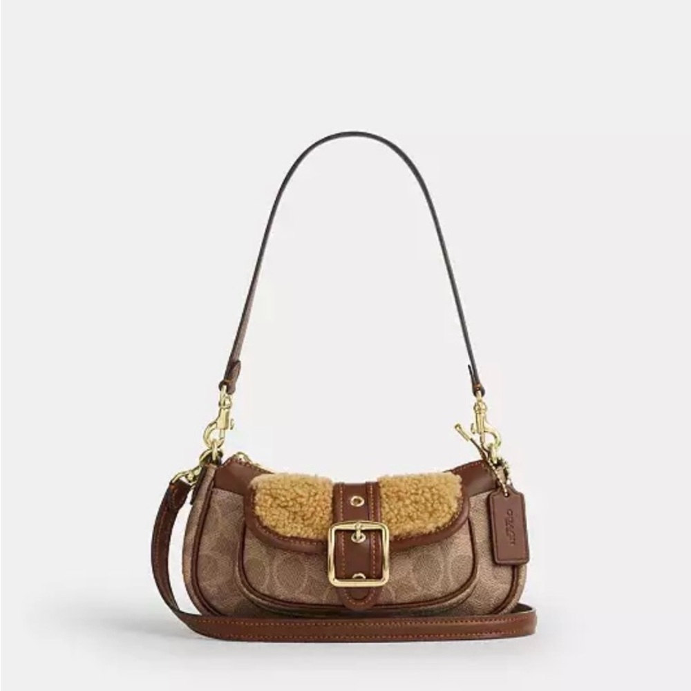 NWT Coach Ashton Mini Shoulder Bag in Signature Canvas - Picture 14 of 16